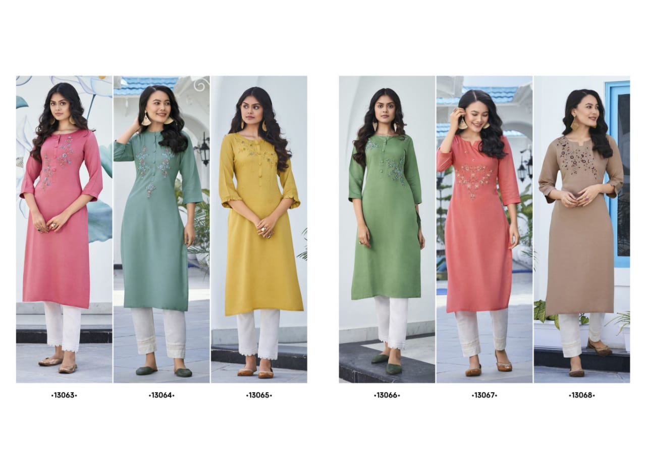 Kalaroop Vision 2 Latest Party Wear Fancy Designer Kurti Collection